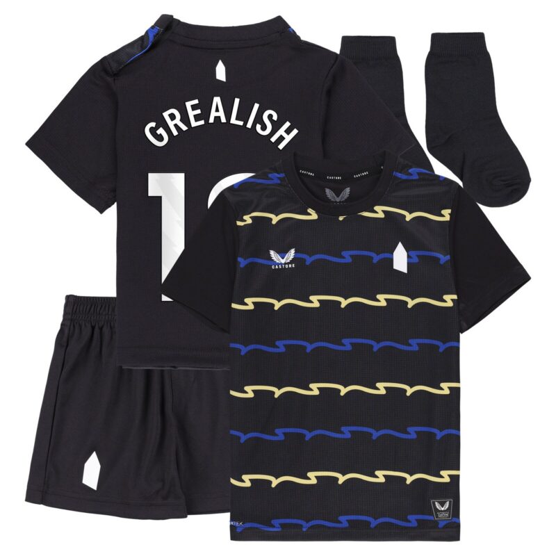 Everton Castore Third Baby Kit 2025-26 with Grealish 18 printing
