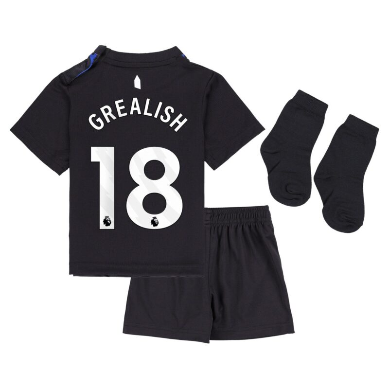 Everton Castore Third Baby Kit 2025-26 with Grealish 18 printing