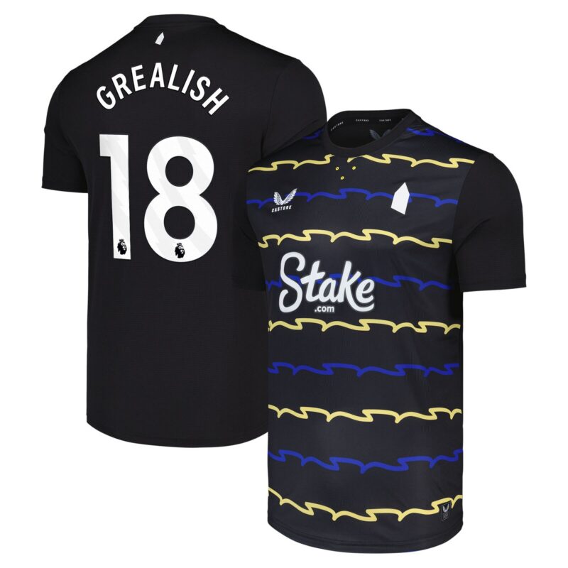 Everton Castore Third Pro Shirt 2025-26 with Grealish 18 printing