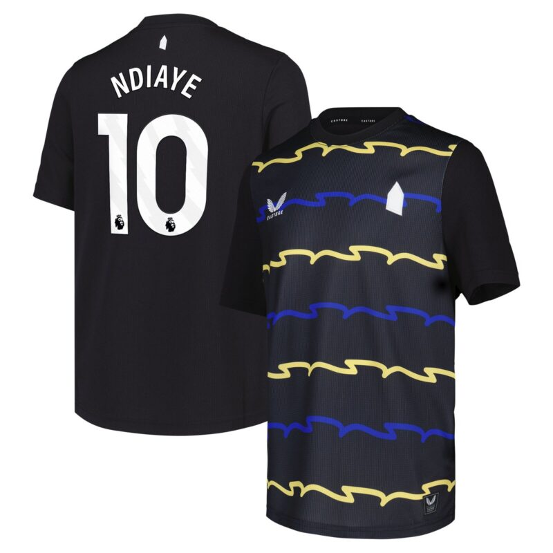 Everton Castore Third Replica Shirt 2025-26 - Kids with Ndiaye 10 printing