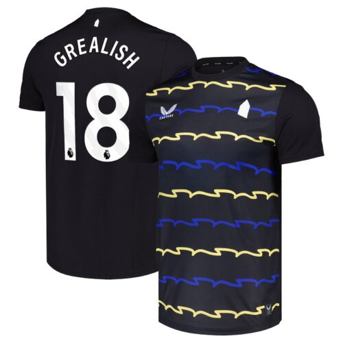 Everton Castore Third Replica Shirt 2025-26 - Unsponsored with Grealish 18 printing