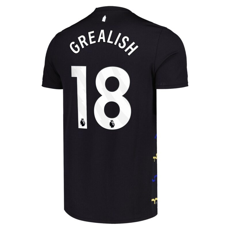 Everton Castore Third Replica Shirt 2025-26 - Unsponsored with Grealish 18 printing