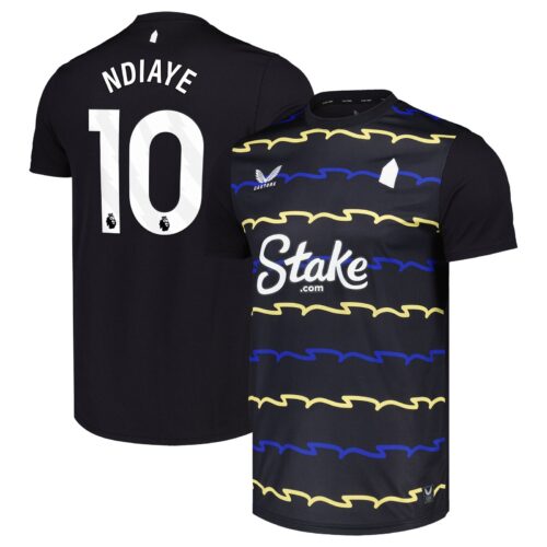 Everton Castore Third Replica Shirt 2025-26 with Ndiaye 10 printing