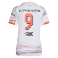 FC Bayern adidas Away Shirt 2025-26 - Womens with Kane 9 printing