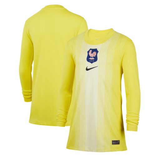 A2B image: france-nike-goalkeeper-stadium-shirt-2025-kids France Nike Goalkeeper Stadium Shirt 2025 - Kids