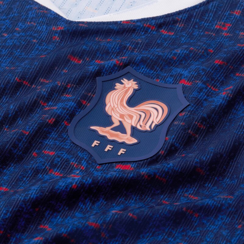A2B image: france-nike-home-dri-fit-adv-match-shirt-2025-kids France Nike Home Dri Fit Adv Match Shirt 2025 - Kids
