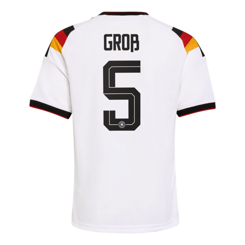 A2B image: germany-national-team-adidas-home-authentic-shirt-2026-kids-with-gros-5-printing Germany National Team adidas Home Authentic Shirt 2026 - Kids with Groß 5 printing