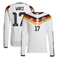 A2B image: germany-national-team-adidas-home-authentic-shirt-2026-long-sleeve-with-wirtz-17-printing Germany National Team adidas Home Authentic Shirt 2026 - Long Sleeve with Wirtz 17 printing