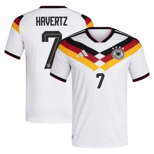 Germany National Team adidas Home Authentic Shirt 2026 with Havertz 7 printing
