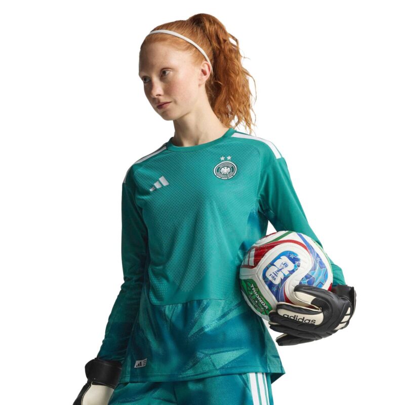 A2B image: germany-national-team-adidas-home-goalkeeper-authentic-shirt-2026-womens Germany National Team adidas Home Goalkeeper Authentic Shirt 2026 - Womens