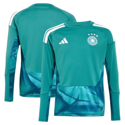 Germany National Team adidas Home Goalkeeper Shirt 2026 - Long Sleeve - Kids