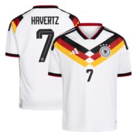 A2B image: germany-national-team-adidas-home-shirt-2026-kids-with-havertz-7-printing Germany National Team adidas Home Shirt 2026 - Kids with Havertz 7 printing