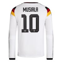 Germany National Team adidas Home Shirt 2026 - Long Sleeve with Musiala 10 printing