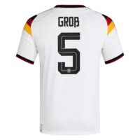 Germany National Team adidas Home Shirt 2026 with Groß 5 printing