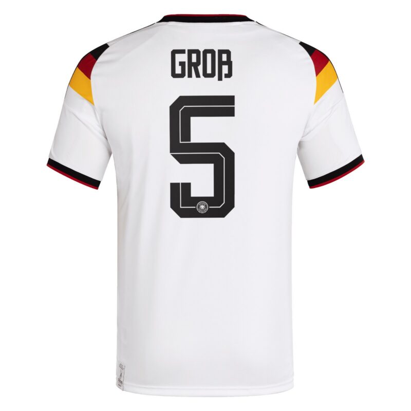 Germany National Team adidas Home Shirt 2026 with Groß 5 printing