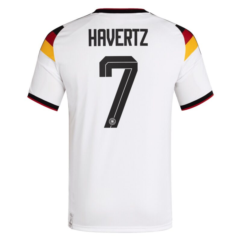 A2B image: germany-national-team-adidas-home-shirt-2026-with-havertz-7-printing Germany National Team adidas Home Shirt 2026 with Havertz 7 printing