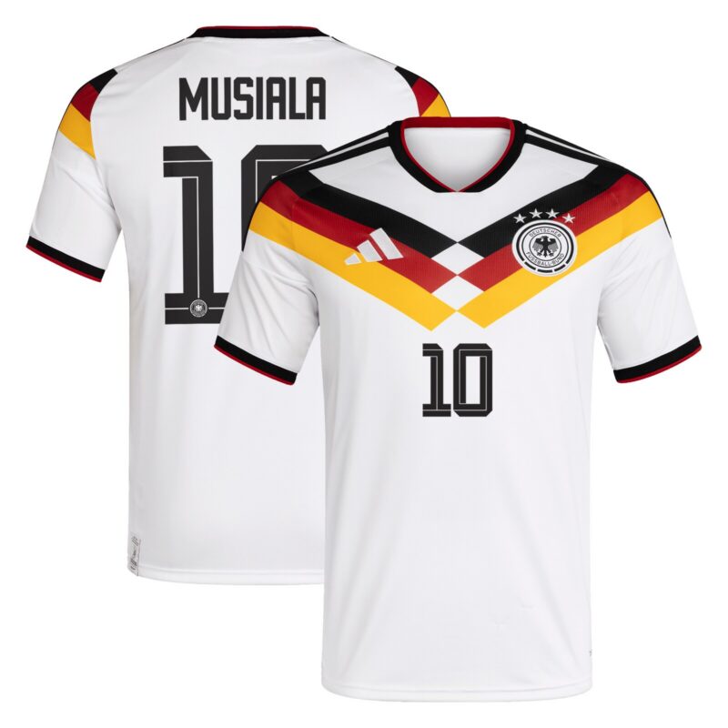 A2B image: germany-national-team-adidas-home-shirt-2026-with-musiala-10-printing Germany National Team adidas Home Shirt 2026 with Musiala 10 printing
