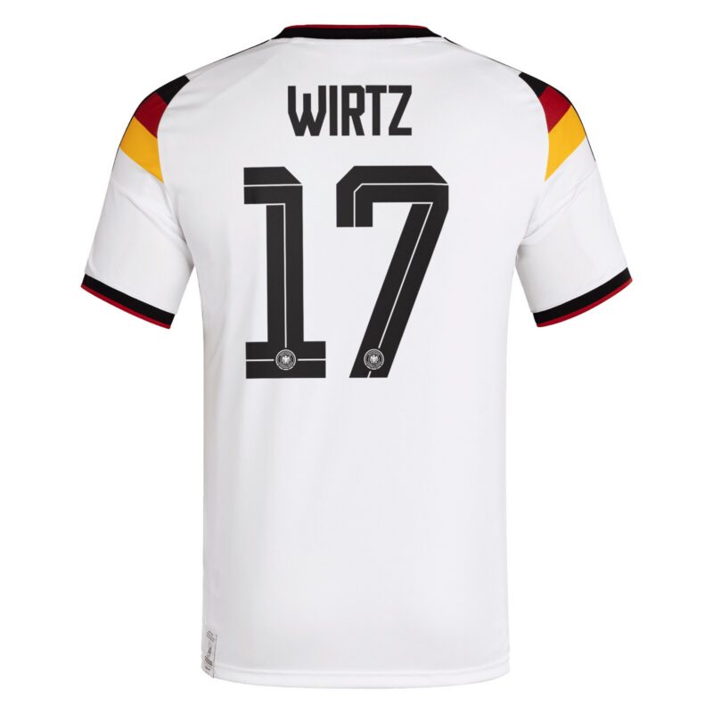A2B image: germany-national-team-adidas-home-shirt-2026-with-wirtz-17-printing Germany National Team adidas Home Shirt 2026 with Wirtz 17 printing