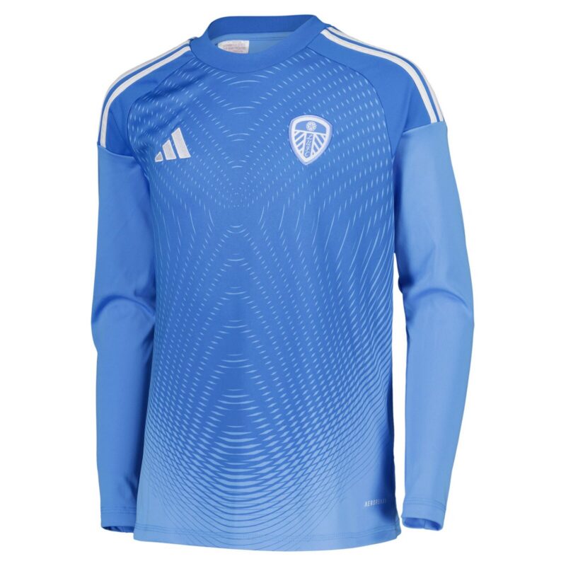A2B image: leeds-united-adidas-goalkeeper-shirt-2025-26-long-sleeve-kids-2 Leeds United adidas Goalkeeper Shirt 2025-26 - Long Sleeve - Kids