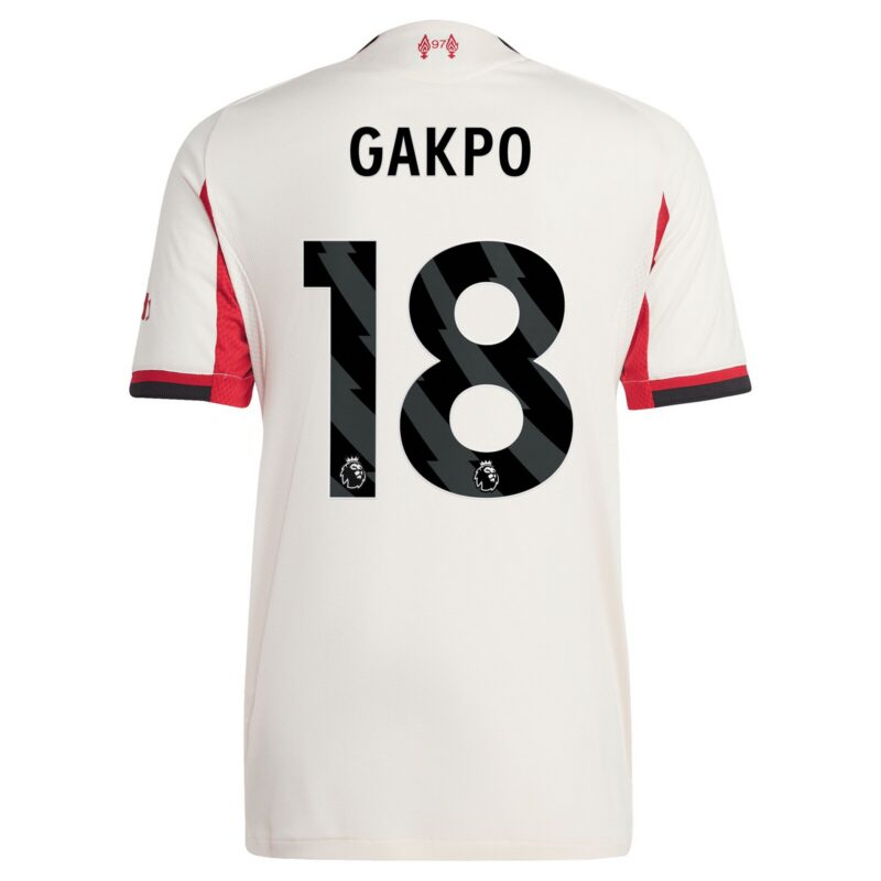 A2B image: liverpool-adidas-away-authentic-shirt-2025-26-with-gakpo-18-printing Liverpool adidas Away Authentic Shirt 2025-26 with Gakpo 18 printing