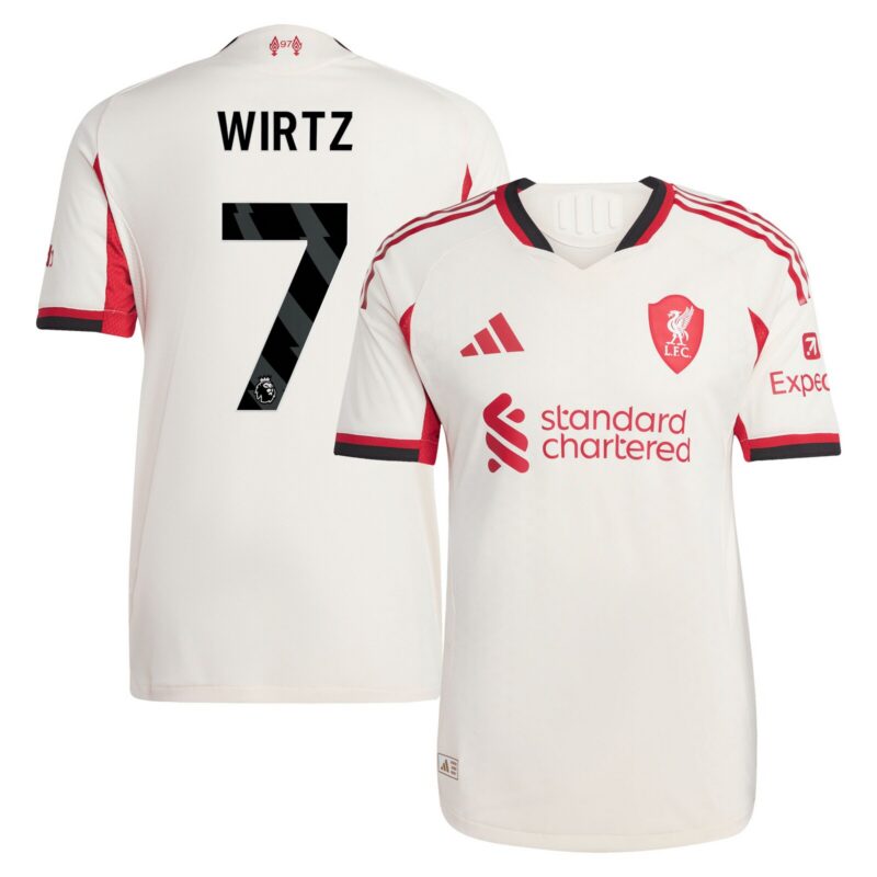 A2B image: liverpool-adidas-away-authentic-shirt-2025-26-with-wirtz-7-printing Liverpool adidas Away Authentic Shirt 2025-26 with Wirtz 7 printing