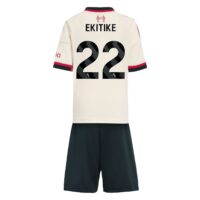 Liverpool adidas Away Minikit 2025-26 with Ekitike 22 printing