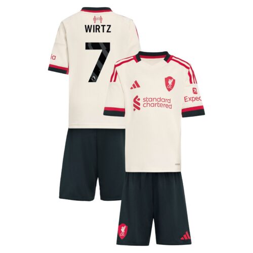 A2B image: liverpool-adidas-away-minikit-2025-26-with-wirtz-7-printing Liverpool adidas Away Minikit 2025-26 with Wirtz 7 printing