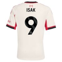 Liverpool adidas Away Shirt 2025-26 - Kids with Isak 9 printing