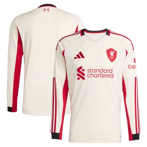 Liverpool adidas Away Shirt 2025-26 - Long Sleeve