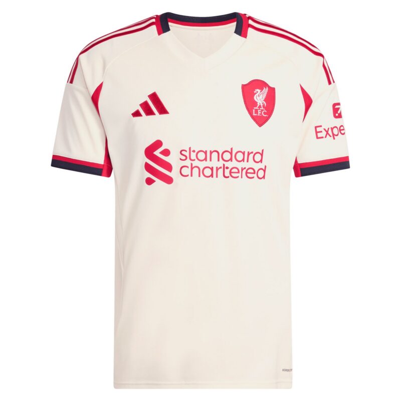 A2B image: liverpool-adidas-away-shirt-2025-26-with-virgil-4-printing Liverpool adidas Away Shirt 2025-26 with Virgil 4 printing
