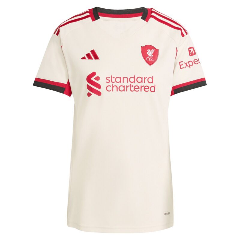 A2B image: liverpool-adidas-away-shirt-2025-26-womens-with-gakpo-18-printing Liverpool adidas Away Shirt 2025-26 - Womens with Gakpo 18 printing