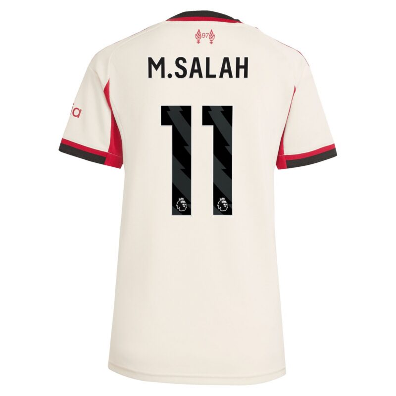 A2B image: liverpool-adidas-away-shirt-2025-26-womens-with-m-salah-11-printing Liverpool adidas Away Shirt 2025-26 - Womens with M.Salah 11 printing