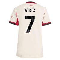 A2B image: liverpool-adidas-away-shirt-2025-26-womens-with-wirtz-7-printing Liverpool adidas Away Shirt 2025-26 - Womens with Wirtz 7 printing