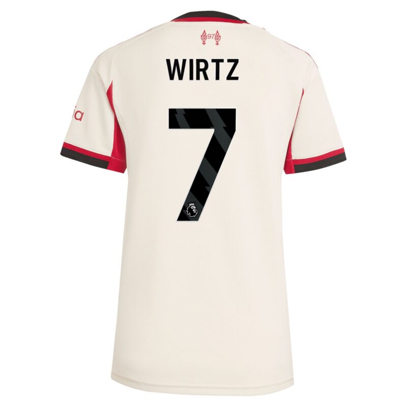 A2B image: liverpool-adidas-away-shirt-2025-26-womens-with-wirtz-7-printing Liverpool adidas Away Shirt 2025-26 - Womens with Wirtz 7 printing