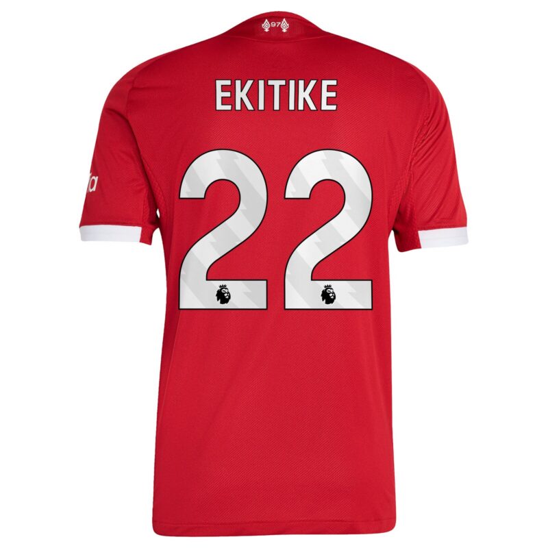 A2B image: liverpool-adidas-home-authentic-shirt-2025-26-with-ekitike-22-printing Liverpool adidas Home Authentic Shirt 2025-26 with Ekitike 22 printing