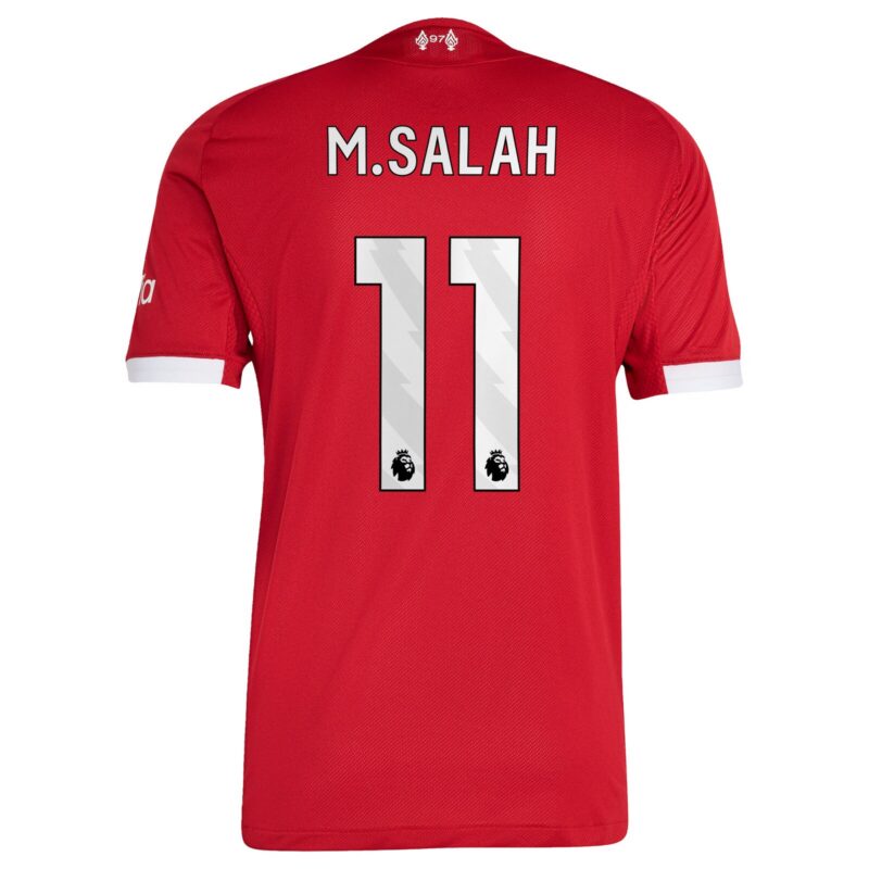 A2B image: liverpool-adidas-home-authentic-shirt-2025-26-with-m-salah-11-printing Liverpool adidas Home Authentic Shirt 2025-26 with M.Salah 11 printing