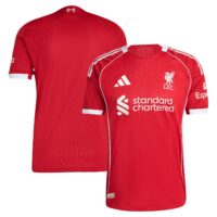 Liverpool adidas Home Authentic Shirt 2025-26