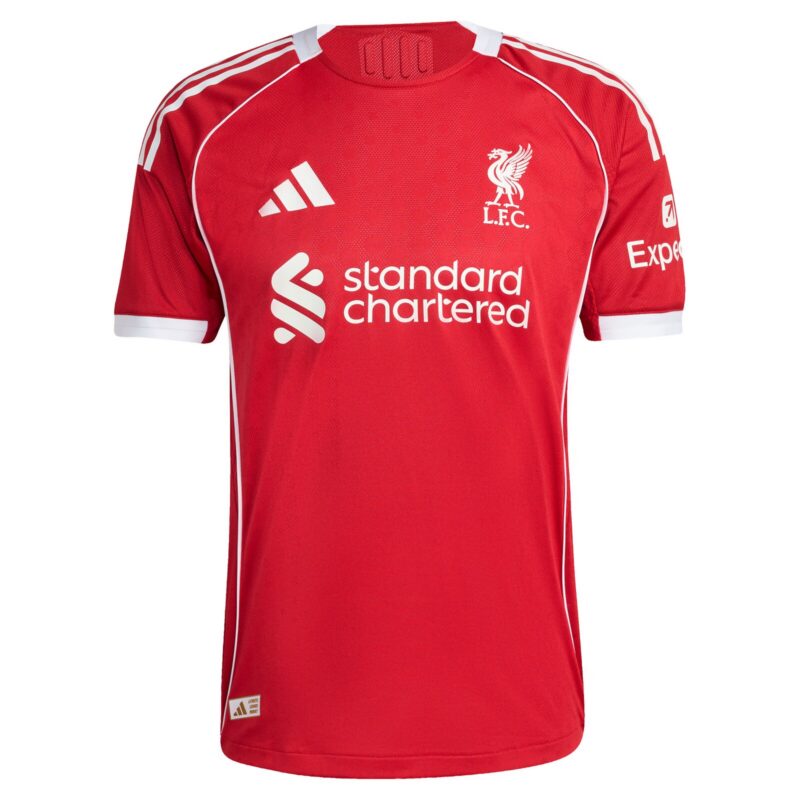 Liverpool adidas Home Authentic Shirt 2025-26