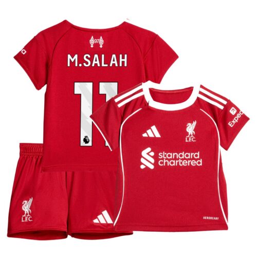 Liverpool adidas Home Babykit 2025-26 with M.Salah 11 printing