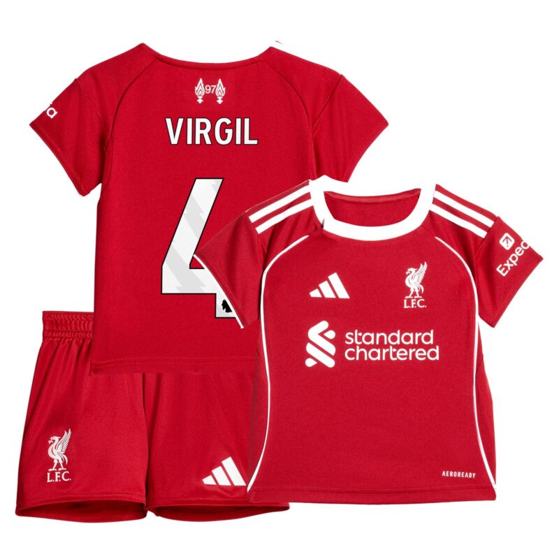 A2B image: liverpool-adidas-home-babykit-2025-26-with-virgil-4-printing Liverpool adidas Home Babykit 2025-26 with Virgil 4 printing