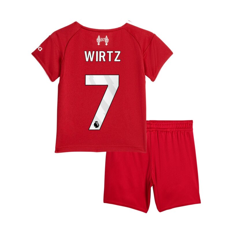A2B image: liverpool-adidas-home-babykit-2025-26-with-wirtz-7-printing Liverpool adidas Home Babykit 2025-26 with Wirtz 7 printing
