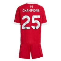 A2B image: liverpool-adidas-home-minikit-2025-26-with-champions-25-printing Liverpool adidas Home Minikit 2025-26 with Champions 25 printing