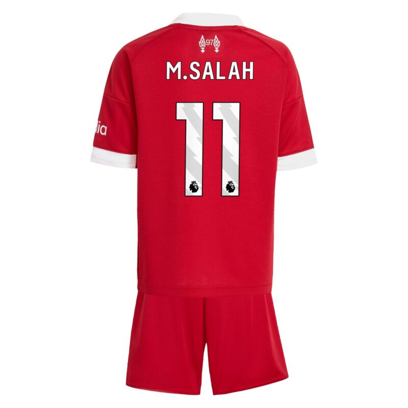 Liverpool adidas Home Minikit 2025-26 with M.Salah 11 printing