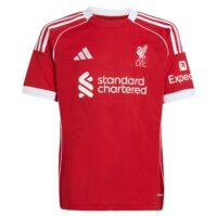A2B image: liverpool-adidas-home-replica-shirt-2025-26-kids Liverpool adidas Home Replica Shirt 2025-26 - Kids