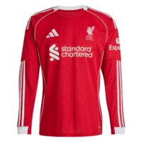 Liverpool adidas Home Replica Shirt 2025-26 - Long Sleeve