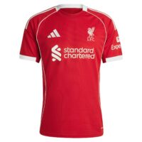 A2B image: liverpool-adidas-home-shirt-2025-26-with-isak-9-printing Liverpool adidas Home Shirt 2025-26 with Isak 9 printing