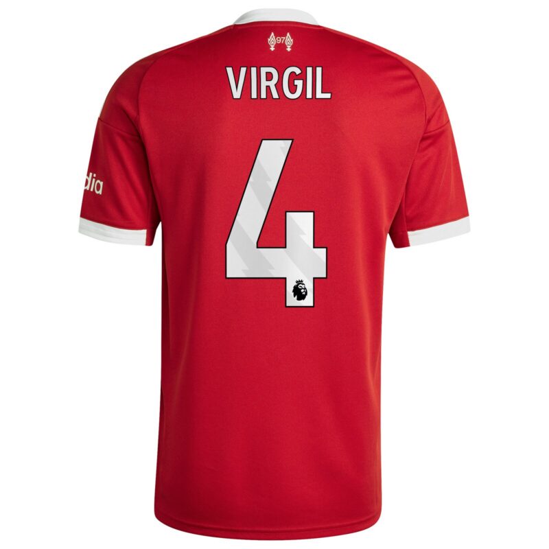 A2B image: liverpool-adidas-home-shirt-2025-26-with-virgil-4-printing Liverpool adidas Home Shirt 2025-26 with Virgil 4 printing