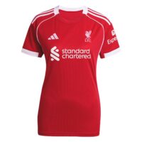 Liverpool adidas Home Shirt 2025-26 - Womens with Ekitike 22 printing