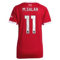 Liverpool adidas Home Shirt 2025-26 - Womens with M.Salah 11 printing