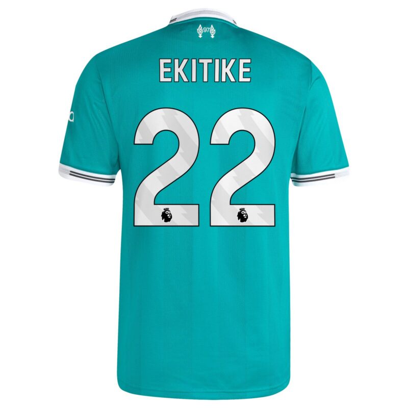 Liverpool adidas Third Authentic Shirt 2025-26 with Ekitike 22 printing